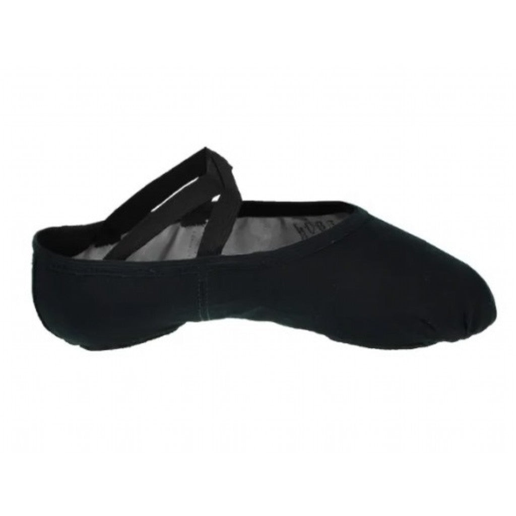 Black Canvas Ballet Shoes