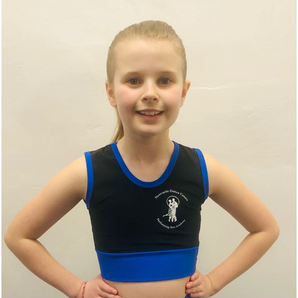 NDC Black & Blue Crop Top